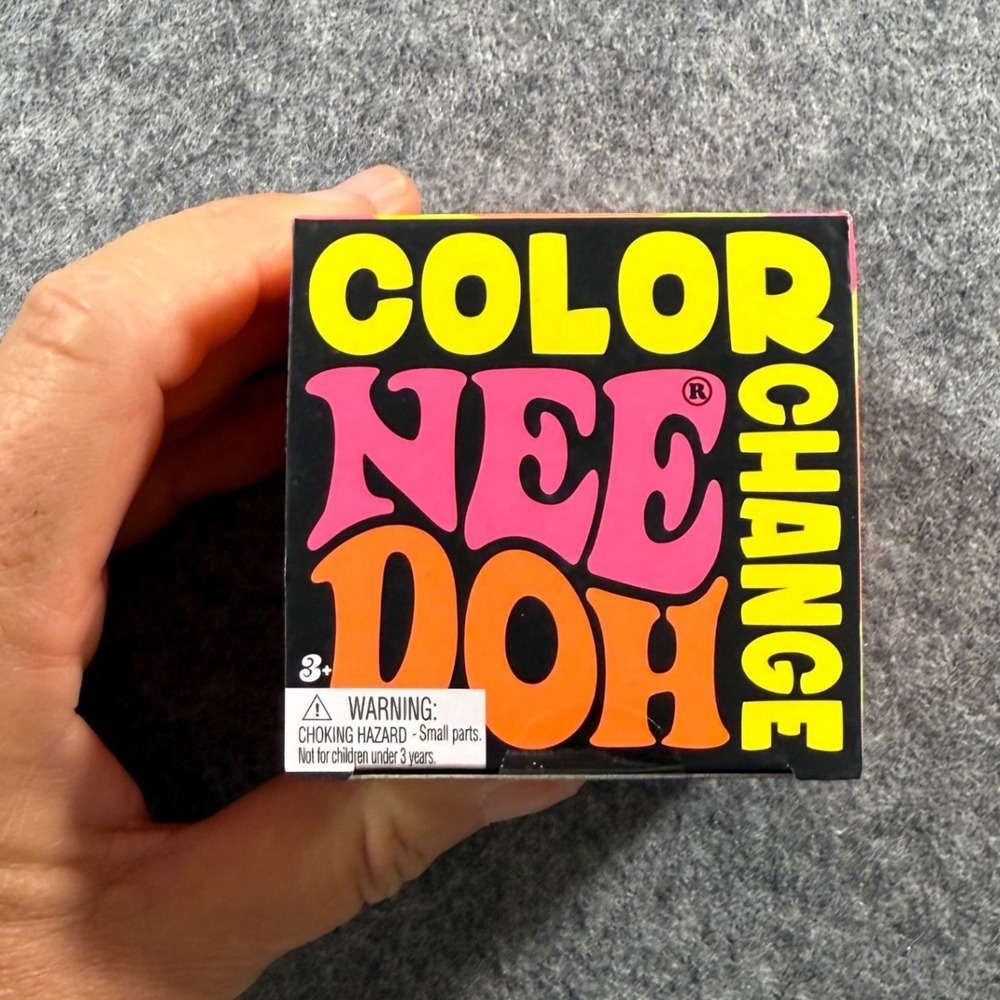 Schylling Color Change NeeDoh Kids OS Yellow New Squishy Fidget Stress Ball Toy